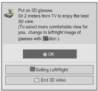 LG 55LX950N - Select Setting Left/Right. - 1