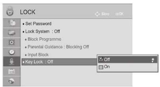 LG 55LX950N - KEY LOCK - 2