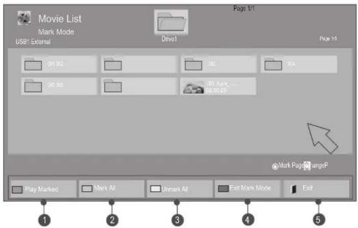 LG 55LX950N - ■ When selected movie files are played - 1