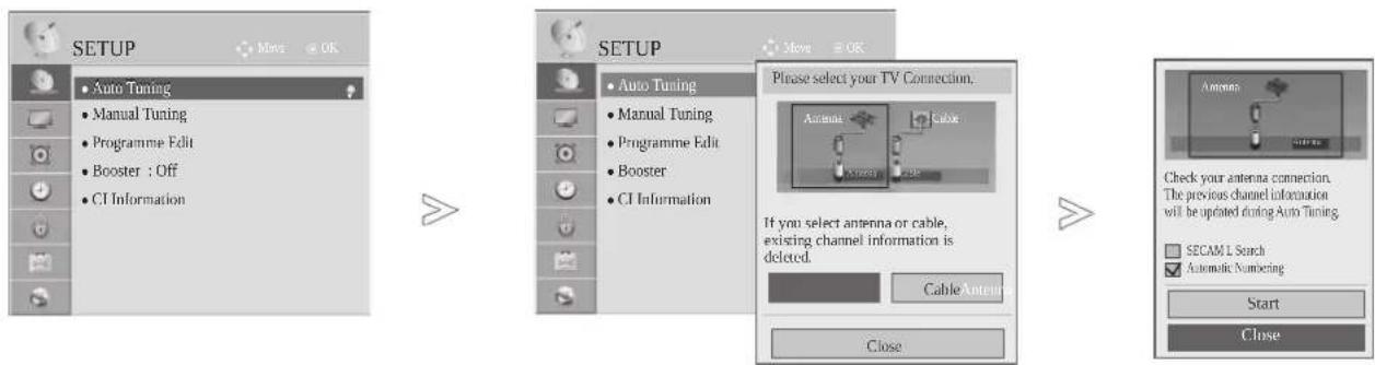 LG 55LX950N - If you want to select the Antenna, - 1