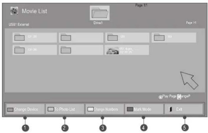 LG 55LX950N - ■ When playing movie files - 1