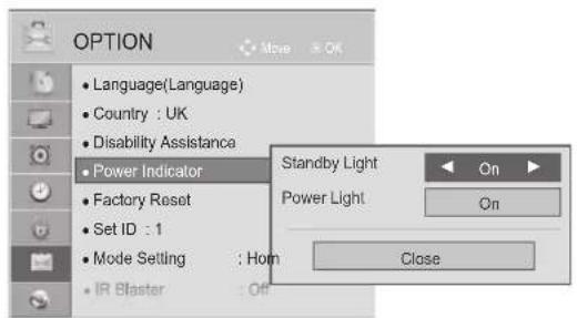 LG 55LX950N - Power Light - 3