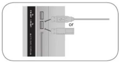 LG 55LX950N - USB Connection - 1