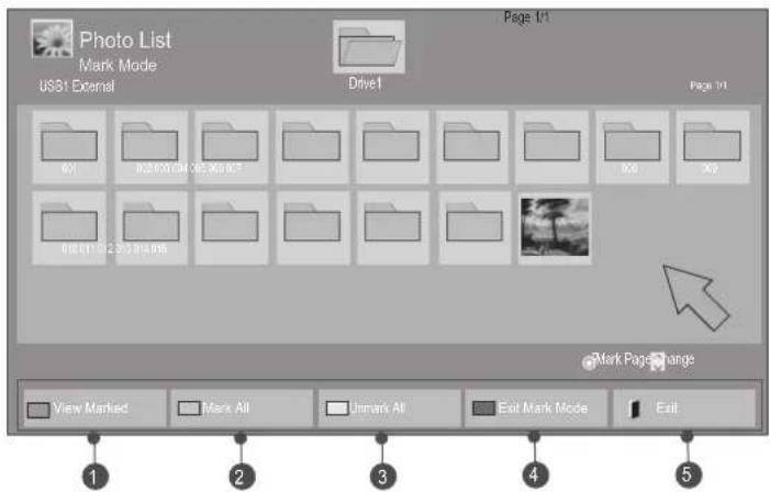 LG 55LX950N - ■ When selected photo files are displayed - 1