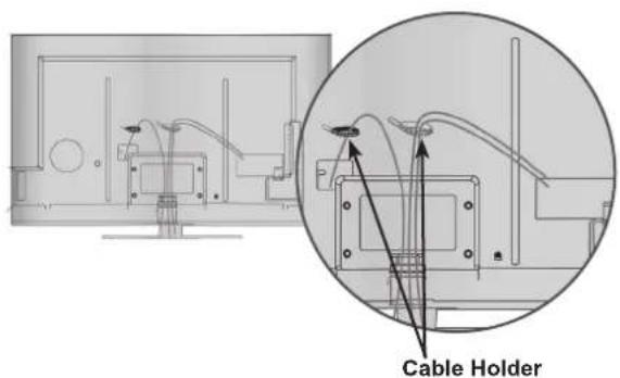 LG 55LX950N - BACK COVER FOR WIRE ARRANGEMENT - 2