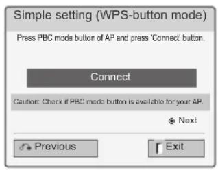 LG 55LX950N - Simple setting (WPS-button mode) - 3