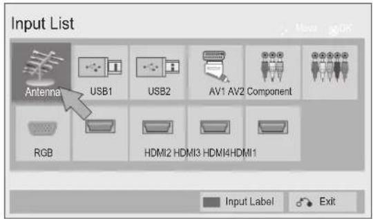 LG 55LX950N - INPUT LIST - 2