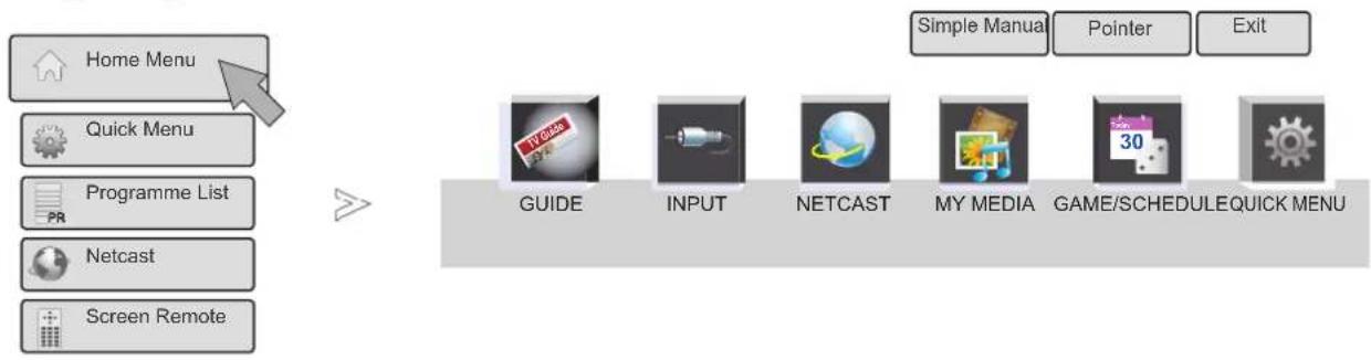 LG 55LX950N - HOME MENU - 3