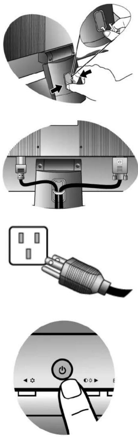 BENQ G2400W - How to assemble your monitor hardware - 11
