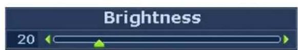 BENQ G2400W - Brightness and Contrast hot keys - 1