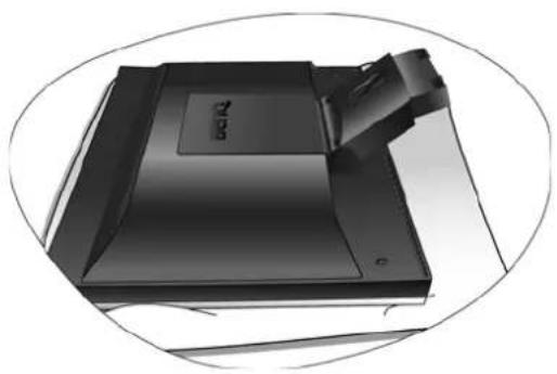 BENQ FP92E - How to detach the stand base - 2