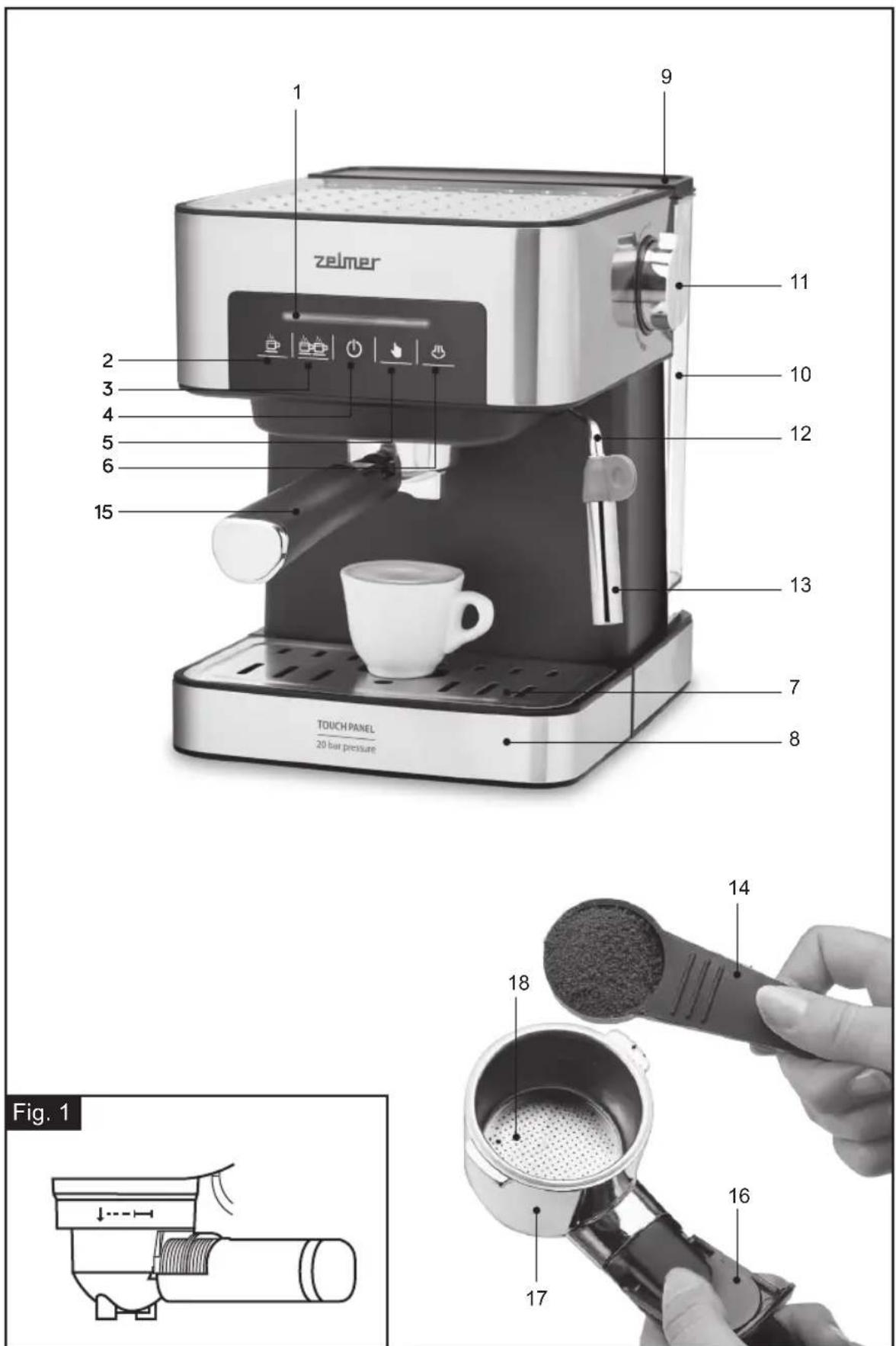 Zelmer ZCM7255 - 1