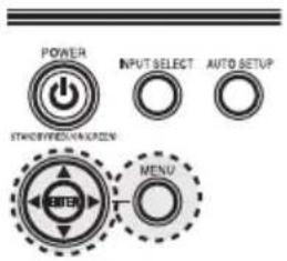 POWER INPUT SELECT AUTO SETUP STRAWBINED/ANUROZEN MENI