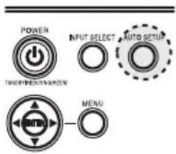 POWER INPUT SELECT AUTO SETUP TAINING/WEATHER MENU