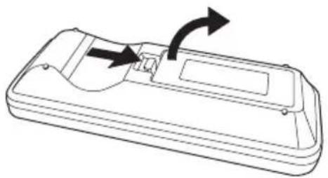 PANASONIC PT-LB51NTU - Preparation for the remote control unit - 1