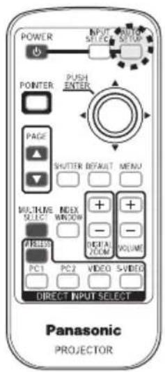 POWER INPUT SELECT MOS SELECT POWER POTTER PUSH ENTER PAGE SHUTTER DEFAULT MENU MULTIPLE SELECT INDEX WINDOW + + - - Digital ZOOM VOLUME PC1 PC2 VIDEO SVIDEO DIRECT INPUT SELECT Panasonic PROYECTOR