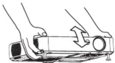 PANASONIC PT-LB51NTU - ⑤ Adjusting the angle - 2