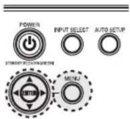 POWER INPUT SELECT AUTO SETUP STANDARD CHECKING MENI