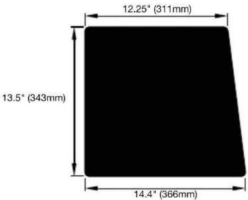 PowerBass PS-WB110 - ENCLOSURE DIMENSIONS AND SPECIFICATIONS - 2