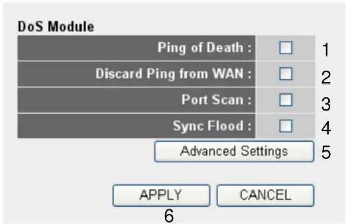 Comtrend WR-5882 - 3-3-3 DoS Attack Prevention - 1