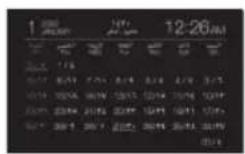 SONY DPF-A700 - Clock and Calendar display - 16