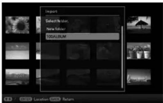 Import Select folder. New folder TOTALUM