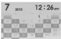 SONY DPF-A700 - Clock and Calendar display - 14