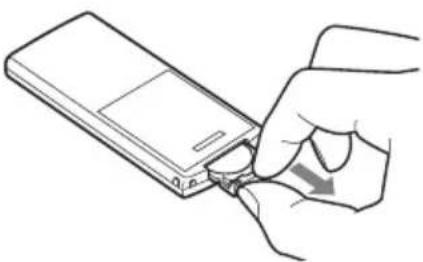 SONY DPF-A700 - Pull the battery holder out. - 1