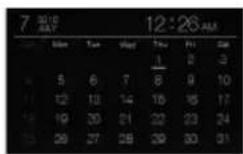 SONY DPF-A700 - Clock and Calendar display - 12