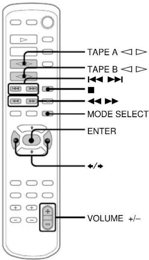 SONY MHC-ZX30AV - Playing a tape (continued) - 1
