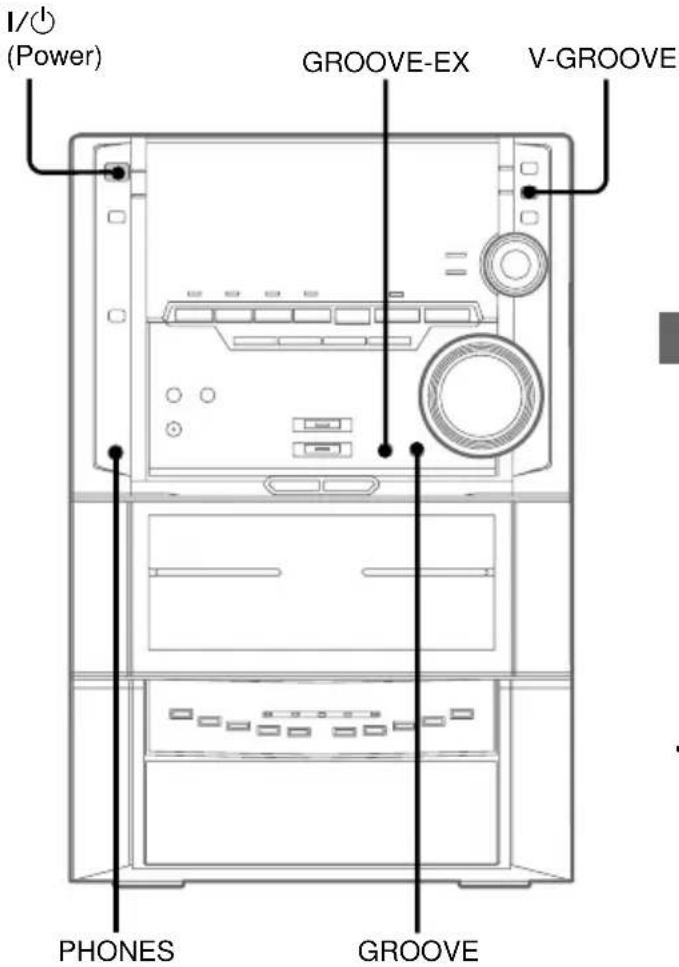 SONY MHC-ZX30AV - Adjusting the sound - 1