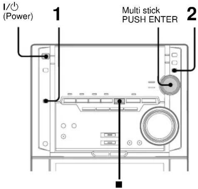 SONY MHC-ZX30AV - Locating a station by program type (PTY) - 1