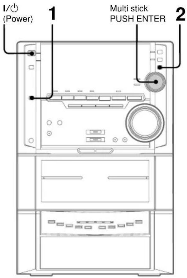 SONY MHC-ZX30AV - Playing the CD tracks repeatedly - 1