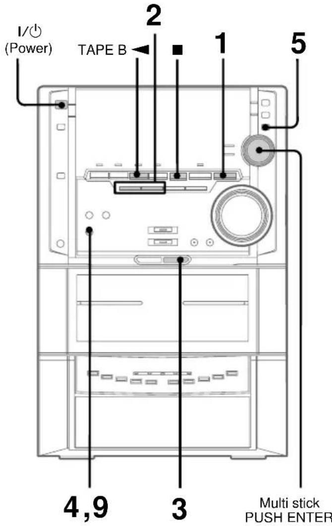 SONY MHC-ZX30AV - Recording from the radio - 1
