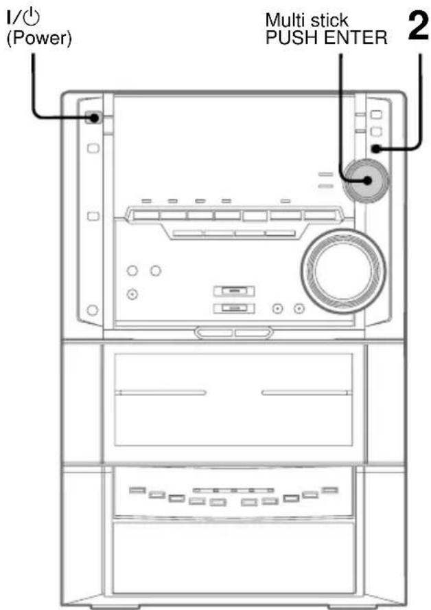 SONY MHC-ZX30AV - Controlling the graphic equalizer - 1