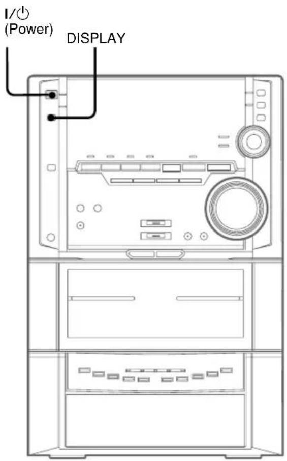 SONY MHC-ZX30AV - Using the CD display - 1