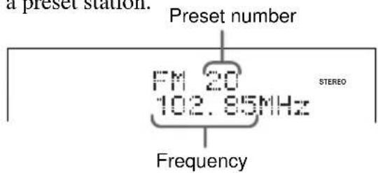 SONY MHC-ZX30AV - Recording from the radio - 2