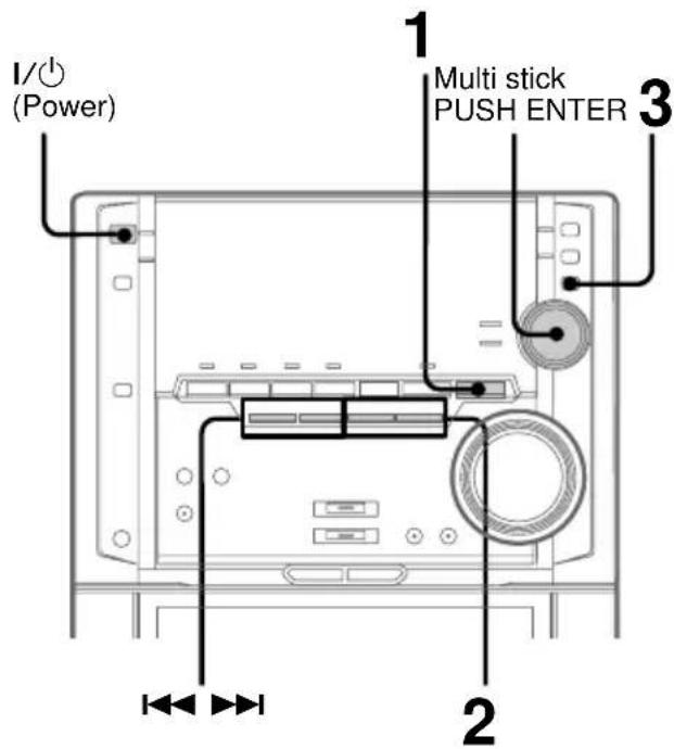 SONY MHC-ZX30AV - Step 4: Presetting radio stations - 1