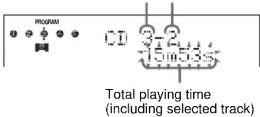 SONY MHC-ZX30AV - Recording a CD by specifying track order (continued) - 1