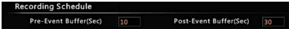 ACTi ENR-110 - Event-Recording File Length - 1