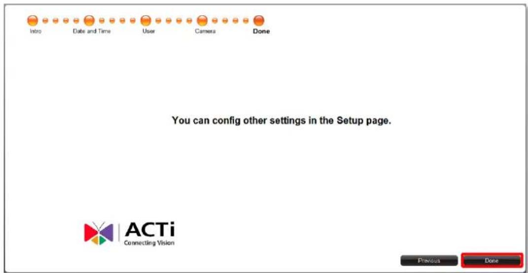 ACTi ENR-110 - Setup Wizard - 2