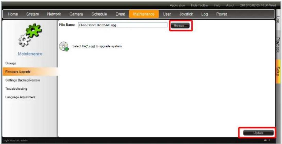 ACTi ENR-110 - Upgrade Firmware - 1