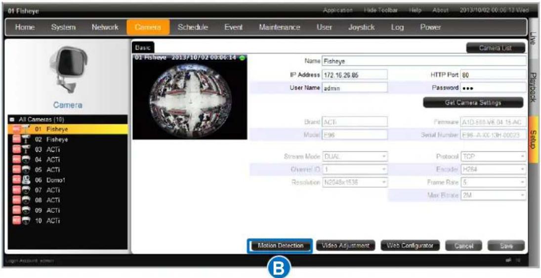 ACTi ENR-110 - Motion Settings - 1