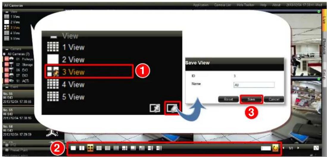 ACTi ENR-110 - Save a Customized View - 1