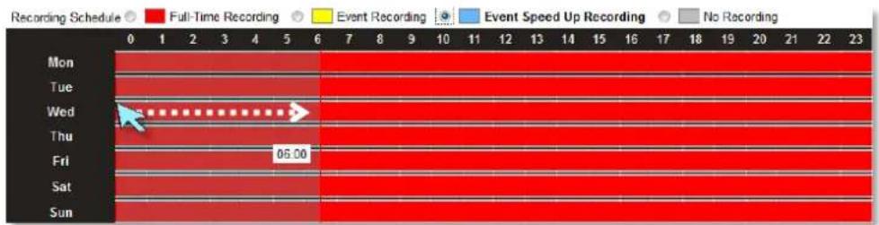 ACTi ENR-110 - Set the Recording Schedule - 1