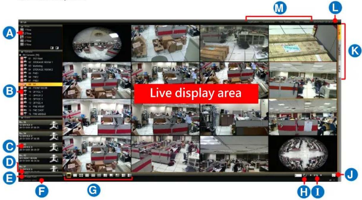 ACTi ENR-110 - Live Page UI Overview - 1