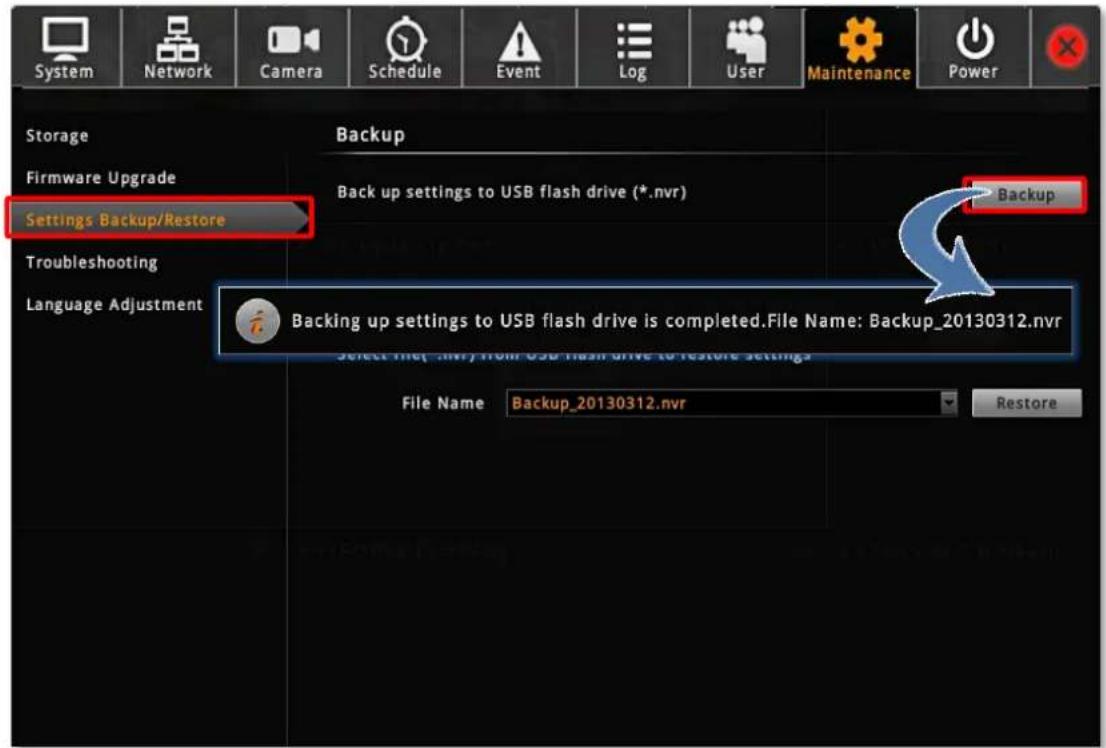 ACTi ENR-110 - Backup - 1