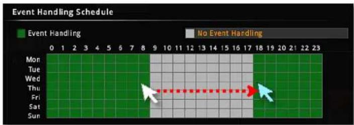 ACTi ENR-110 - Set the Event Schedule - 1