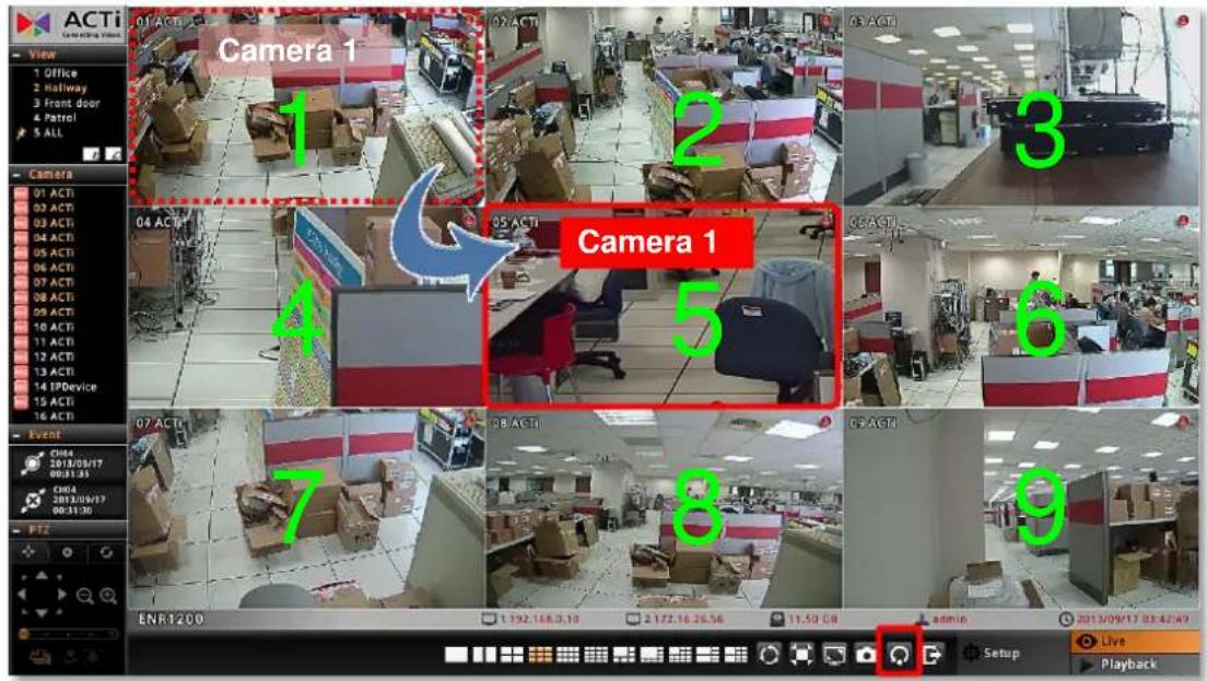 ACTi ENR-110 - Change Channel Position - 1