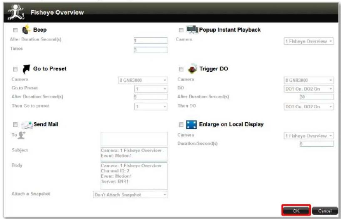 ACTi ENR-110 - B Set Camera Event rule - 2